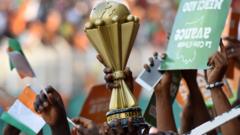 The Afcon trophy is in the hands of Senegal after they beat Egypt in last year's final.