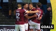 Watch goals from Arbroath's draw with Ayr United