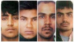 ඉන්දීය සිසුවියක දූෂණය කර මරා දැමූ වරදකරුවන් සිව් දෙනා එල්ලා මරයි