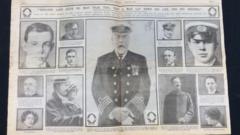 Haunting Titanic newspaper article found in wardrobe