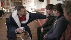Kevin Sinfield meets family of boy who died of MND