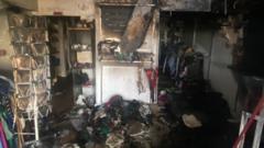 Man jailed after setting charity shop on fire