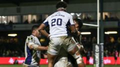 Away tie for Ospreys after loss to Montpellier