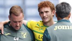 Norwich striker Sargent out for 'months' - Wagner