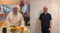 'It's surreal': Football helps man shed seven stone