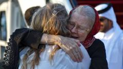 British couple freed by Taliban hug daughter in emotional reunion