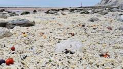 What Caused Thousands of Chips to Wash Up on the Beach?