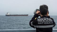 France seized sanctioned Russian oil tanker with UK help, Macron says