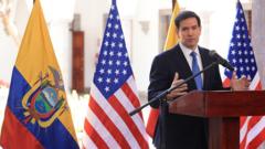 Rubio says US will 'blow up' foreign crime groups if needed