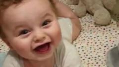 The moment teacher accused of abusing and murdering baby collapses