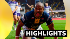 Sivo hat-trick helps Leeds beat Wakefield