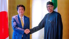 Shinzo Abe ati Muhammadu Buhari