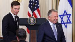 US special envoy and Trump's son-in-law to join Gaza peace talks in Egypt