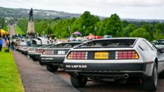 In pictures: Craic to the future - Delorean owners celebrate 45 year anniversary