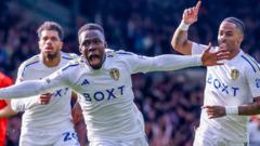 Championship: Leeds hit post in search for second against Millwall