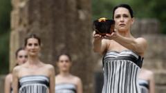 Watch: Olympic flame lit in Greece's ancient Olympia