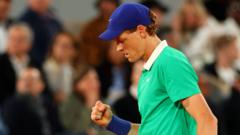 Sinner overcomes late wobble to win Paris opener