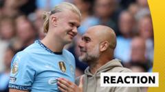 Haaland numbers 'unbelievable' - Guardiola