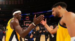 Siakam stars as Pacers go 2-0 up against Knicks