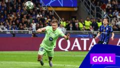 Olmo heads Barcelona level against Inter