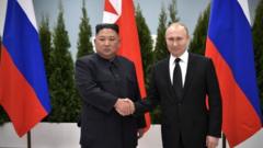 सन् २०१९ मा रुसमा राष्ट्रपति पुटिन र उत्तर कोरियाली नेता किम जङ अनले भेटवार्ता गरेका थिए