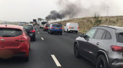 Children among five killed in 'wrong-way' M6 crash