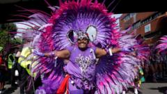 In pictures: Colourful costumes provide the dazzle at Notting Hill Carnival