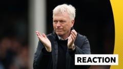 Everton 'ran out of juice' in second half - Moyes