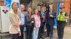 Mobile cafe for youth offenders opens its doors
