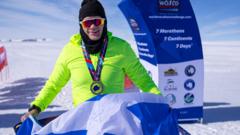I ran marathons on seven continents in a week in memory of my brother
