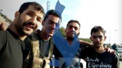 Four Syrian mercenaries geo-located to Horadiz, south-western Azerbaijan