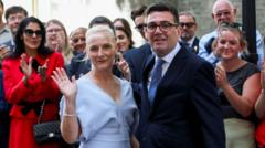 Who is Andy Burnham's wife, Marie-France van Heel?