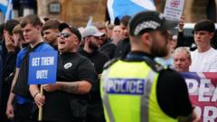 Hundreds at protests over asylum hotels in Perth
