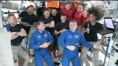 Joyful welcome by stranded astronauts for SpaceX capsule crew