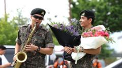 BTS stars RM and V discharged from military as fans await comeback