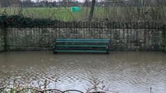 Flooding in Midlands after days of rain