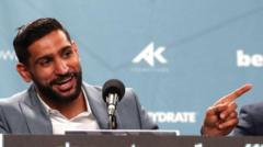 Khan 'rolling dice' as promoter with Nigeria fight night