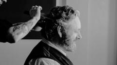 Photos reveal behind-the-scenes glimpse of new Michael Sheen play