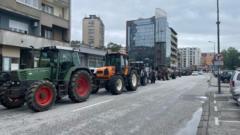 пољопривредници, протест