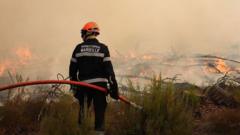 Firefighters battle wildfire as tens of thousands evacuated near Bordeaux