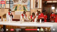 Ibada ya mwaka huu ya Namugongo imefanyika kupitia televisheni na redio pamoja na mitandao ya kijamii