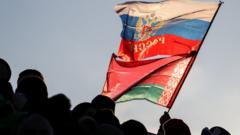 флаги россии и беларуси