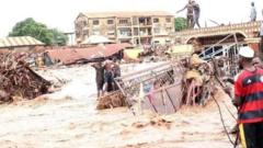 Nigeria floods: At least 110 die after torrential rains in Mokwa, Niger state