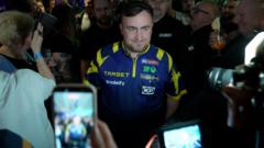 Luke Littler surprises pub for special darts night