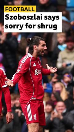 Szoboszlai says shrug was a misunderstanding