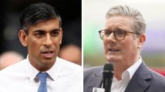 Sunak and Starmer take campaigns to the country after 4 July election called