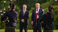 UK and Scottish governments dispute £26m cost of Trump and Vance visits