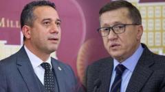 CHP Mersin Milletvekili Ali Mahir Başarır ve İYİ Parti Kocaeli Milletvekili Lütfü Türkkan