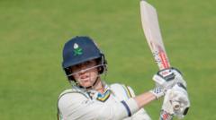 Hill leads Yorkshire to strong position against Glamorgan