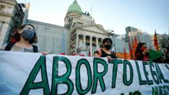 Marcha a favor da legalização do aborto na Argentina, 2020